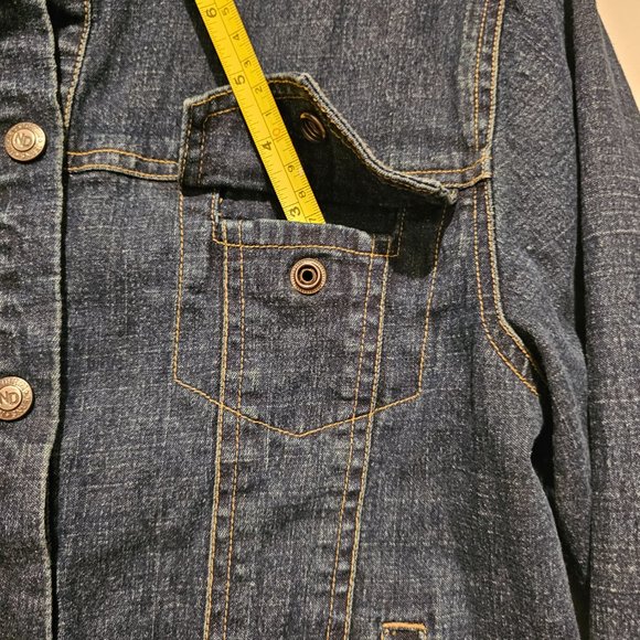 Cute Jean Jacket - Dark Wash - Picture 8 of 11
